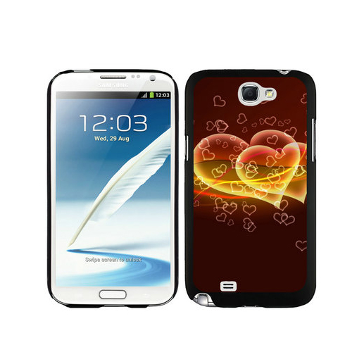 Valentine Love Shine Samsung Galaxy Note 2 Cases DNN | Women - Click Image to Close